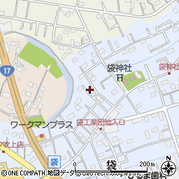 埼玉県鴻巣市袋192周辺の地図