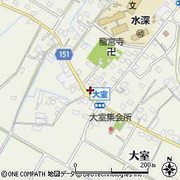 埼玉県加須市大室177周辺の地図