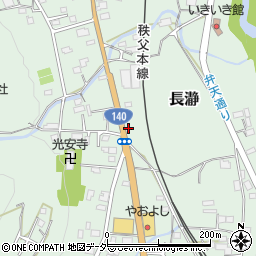 埼玉県秩父郡長瀞町長瀞313周辺の地図