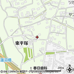 茨城県つくば市東平塚617周辺の地図