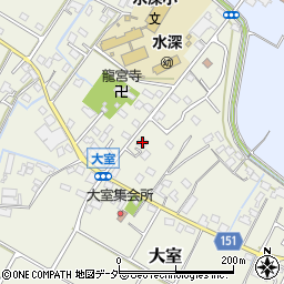 埼玉県加須市大室157-1周辺の地図