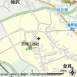 長野県塩尻市金井210周辺の地図