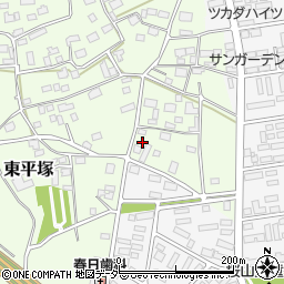 茨城県つくば市東平塚396周辺の地図