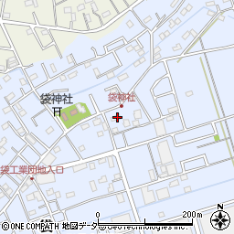 埼玉県鴻巣市袋679周辺の地図