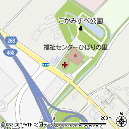 五霞町役場　ふれあいセンター周辺の地図