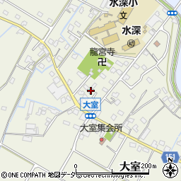 埼玉県加須市大室173周辺の地図