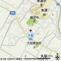 埼玉県加須市大室173周辺の地図