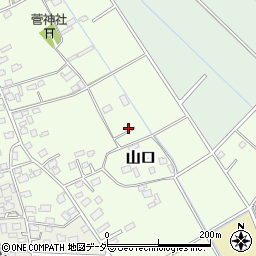 茨城県常総市山口604周辺の地図