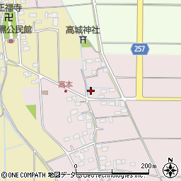 埼玉県熊谷市高本137周辺の地図
