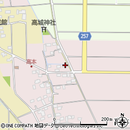 埼玉県熊谷市高本156周辺の地図