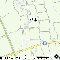 茨城県猿島郡境町伏木3695-1周辺の地図
