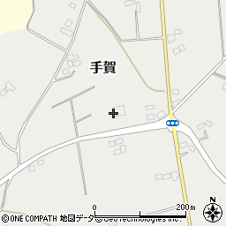 茨城県行方市手賀4215周辺の地図