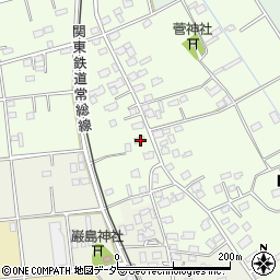 茨城県常総市山口64周辺の地図