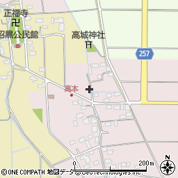 埼玉県熊谷市高本30周辺の地図