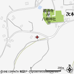茨城県行方市次木367周辺の地図