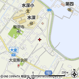 埼玉県加須市大室158周辺の地図