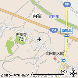 茨城県行方市両宿35周辺の地図