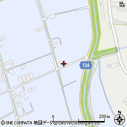 茨城県常総市古間木新田261周辺の地図