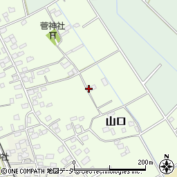 茨城県常総市山口599周辺の地図