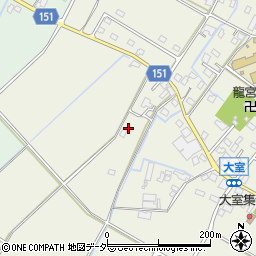 埼玉県加須市大室374周辺の地図