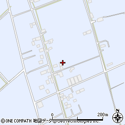 茨城県常総市古間木新田541周辺の地図