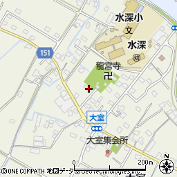 埼玉県加須市大室181周辺の地図