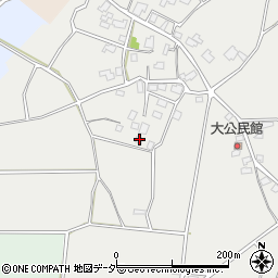 茨城県つくば市大377周辺の地図