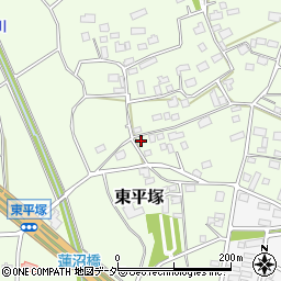 茨城県つくば市東平塚611周辺の地図