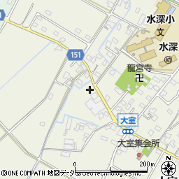 埼玉県加須市大室390周辺の地図