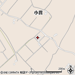 茨城県行方市小貫2110周辺の地図