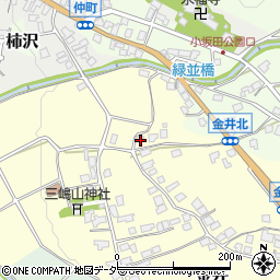 長野県塩尻市金井211周辺の地図