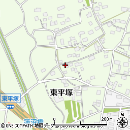 茨城県つくば市東平塚610周辺の地図