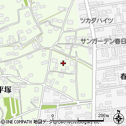 茨城県つくば市東平塚398周辺の地図
