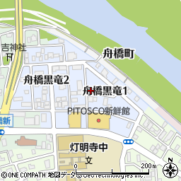福井県福井市舟橋黒竜1丁目405周辺の地図