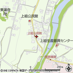 長野県塩尻市上組1156-1周辺の地図