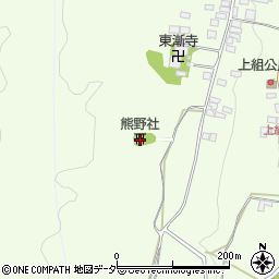 熊野三社周辺の地図