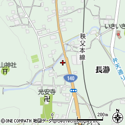 埼玉県秩父郡長瀞町長瀞255周辺の地図