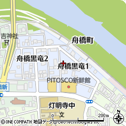 福井県福井市舟橋黒竜1丁目406周辺の地図