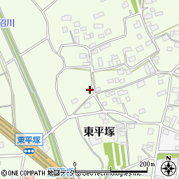 茨城県つくば市東平塚585周辺の地図
