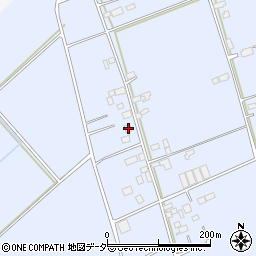 茨城県常総市古間木新田722周辺の地図