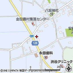 ファミリーマートつくば桜金田店周辺の地図