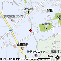 〒305-0018 茨城県つくば市金田の地図