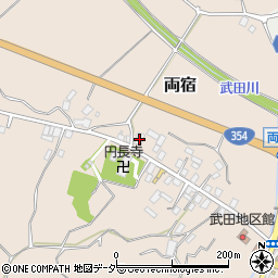 茨城県行方市両宿30周辺の地図
