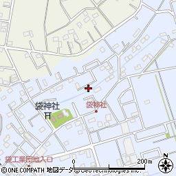 埼玉県鴻巣市袋234周辺の地図