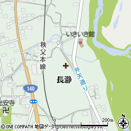 埼玉県秩父郡長瀞町長瀞295周辺の地図