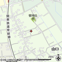 茨城県常総市山口93周辺の地図