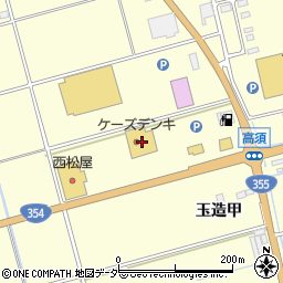 茨城県行方市玉造甲1808周辺の地図