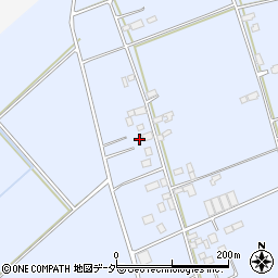 茨城県常総市古間木新田721周辺の地図