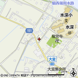 埼玉県加須市大室235周辺の地図