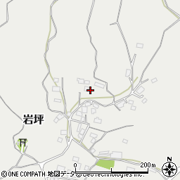 茨城県かすみがうら市岩坪806周辺の地図